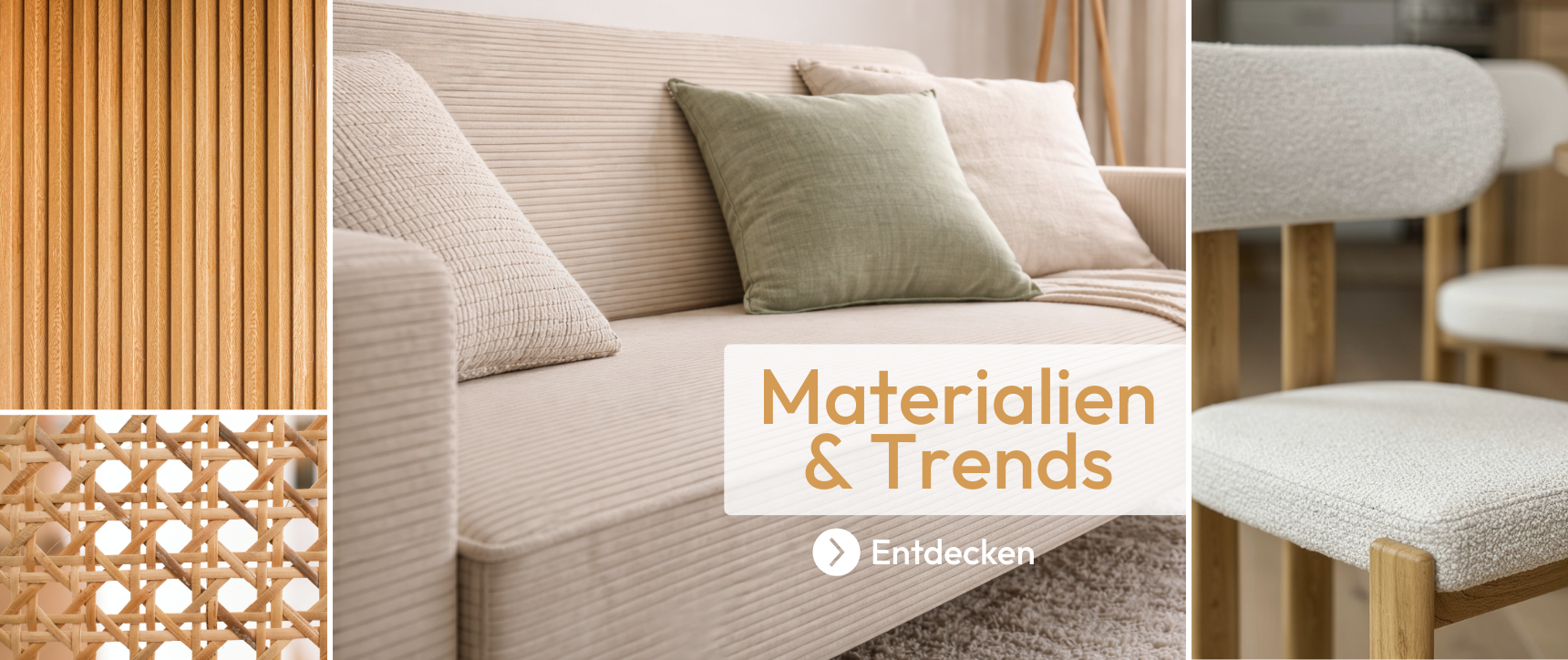 Fokus Materialien Inneneinrichtung